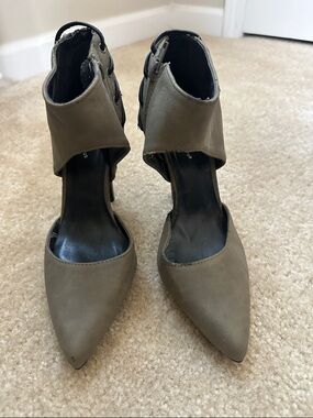 Shi by JOURNEYS Olive Pointed Toe Ankle Strap Heels